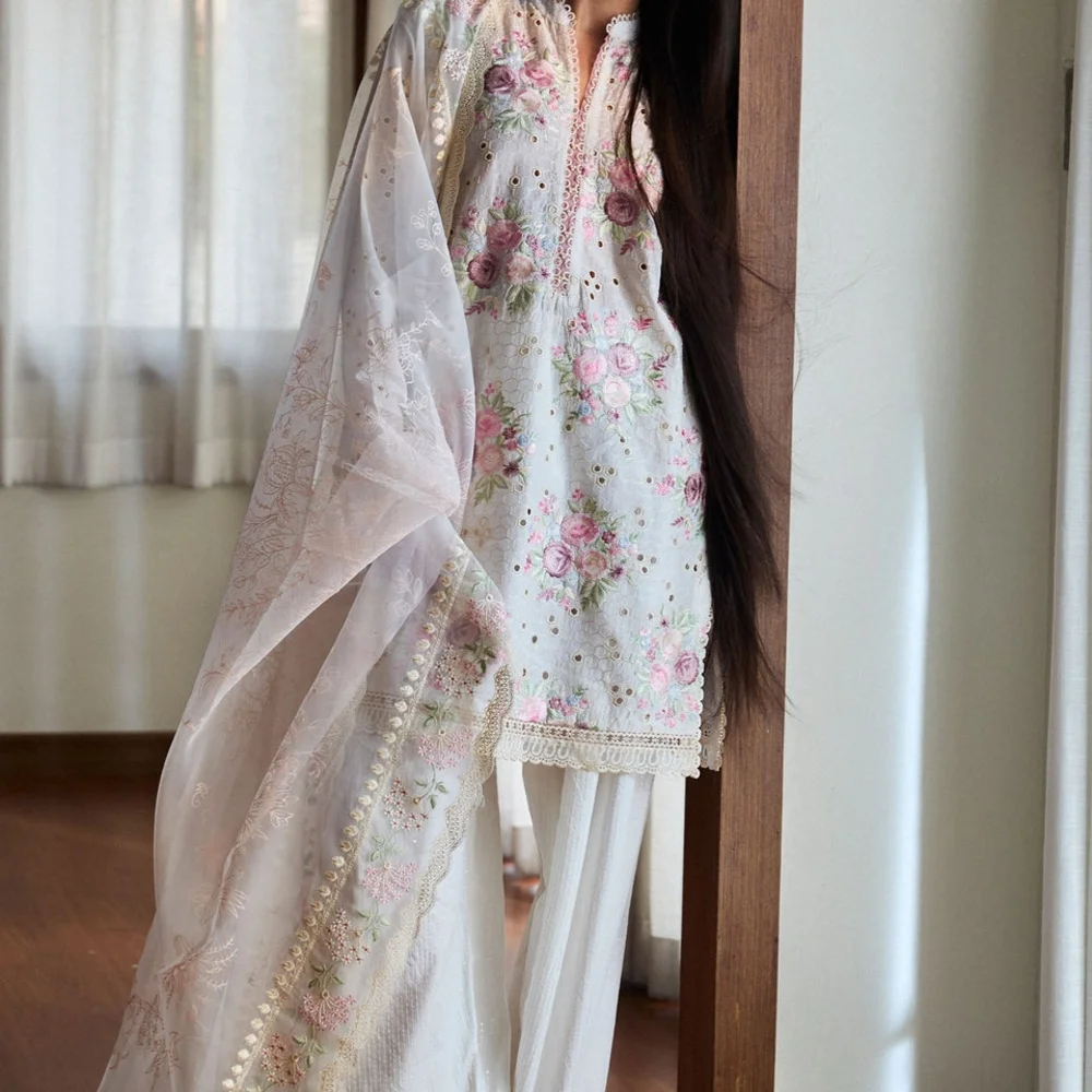 Zara Shah Jahan 3 PIECE SUIT - Picture 1 of 11